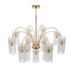 Миниатюра фото потолочная люстра на штанге lumion opulenta 8413/13 латунь | 220svet.ru
